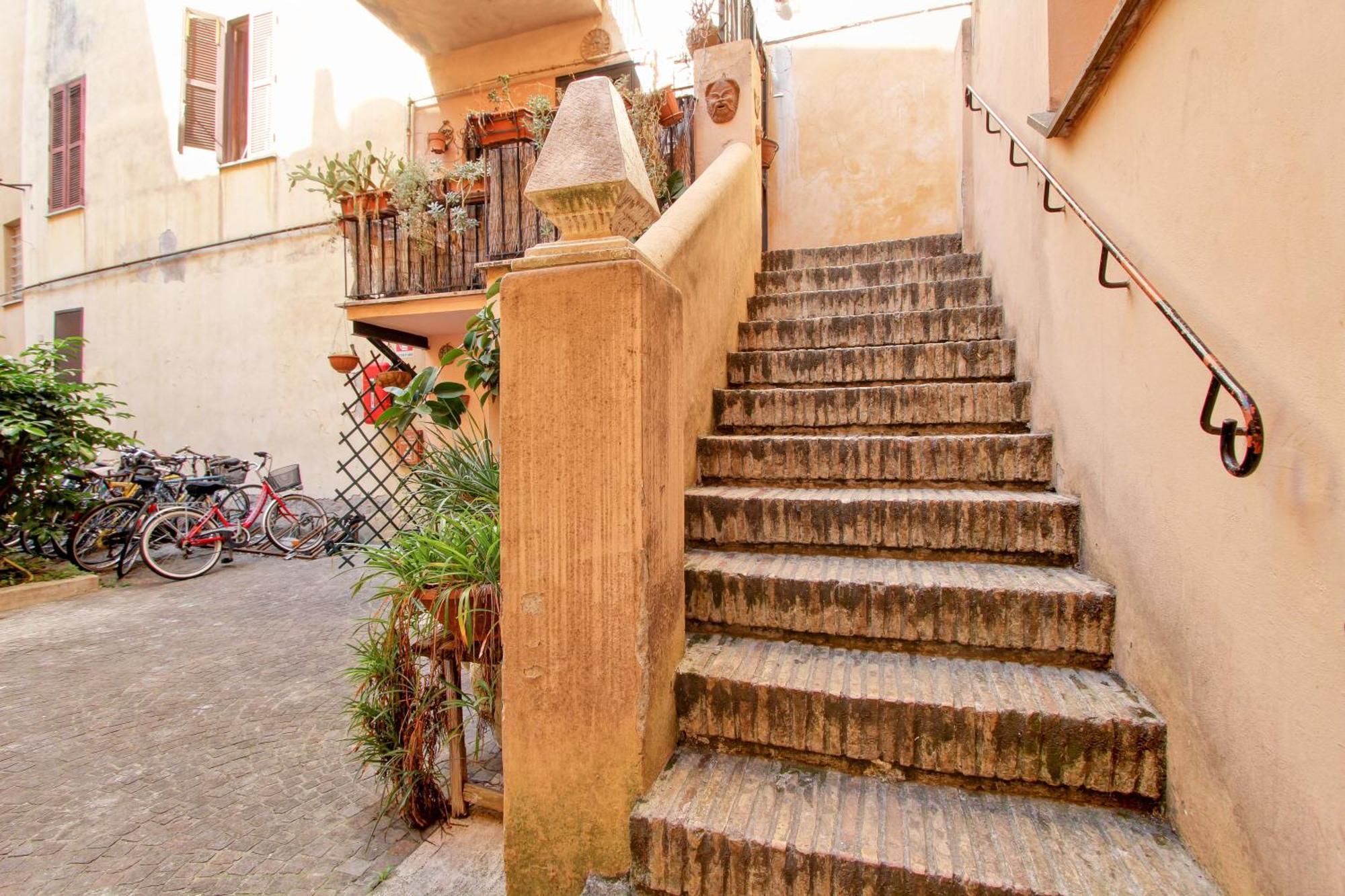 Campo De Fiori - Loft In Originario Anfiteatro Romano エクステリア 写真