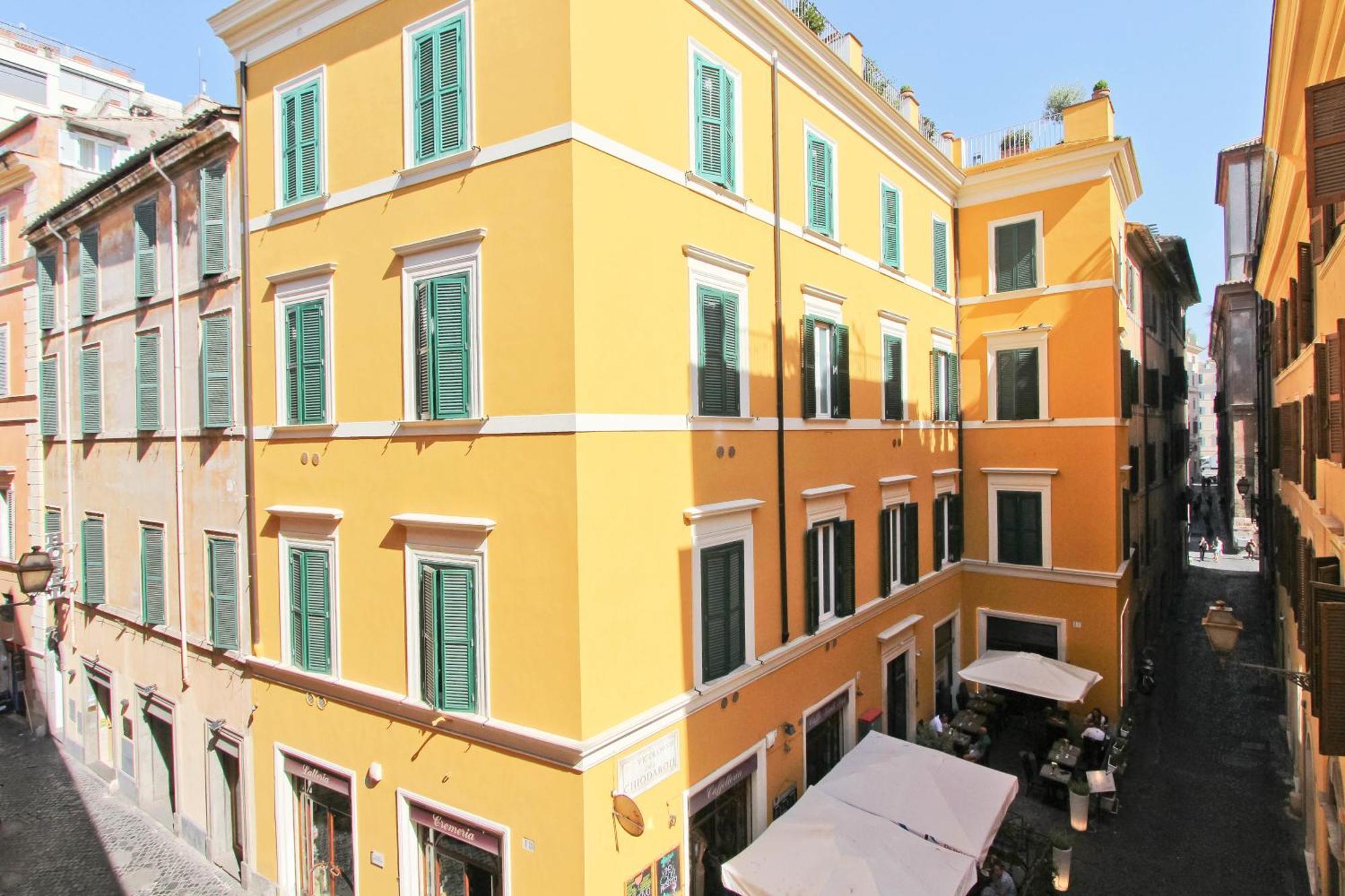 Campo De Fiori - Loft In Originario Anfiteatro Romano エクステリア 写真
